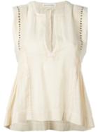 Isabel Marant Étoile Adonis Tank, Women's, Size: 36, Nude/neutrals, Cotton/viscose/brass/polyester