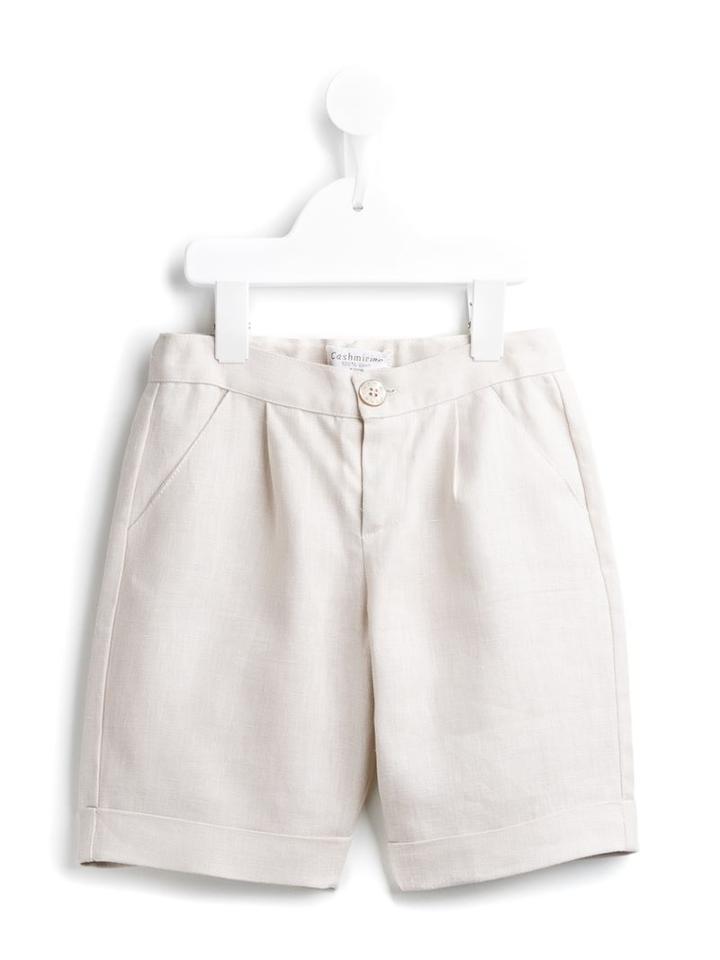 Cashmirino Bermuda Shorts, Boy's, Size: 6 Yrs, Nude/neutrals