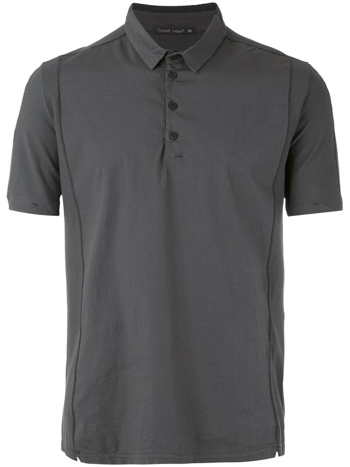 Transit - Classic Polo Top - Men - Cotton - Xl, Grey, Cotton
