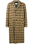 Marni Tweed Oversized Coat - Brown