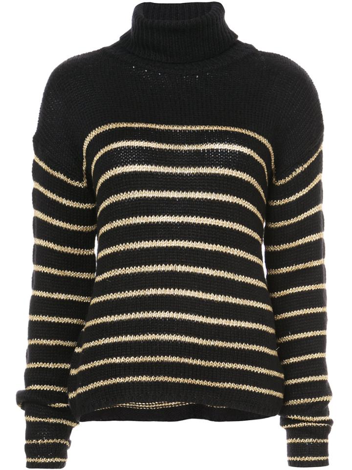 A.l.c. Elisa Striped Jumper - Black