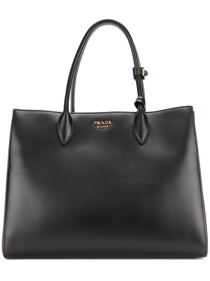 Prada Bibliothèque Large Tote - Black