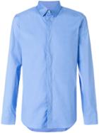 Jil Sander Concealed Placket Shirt - Blue