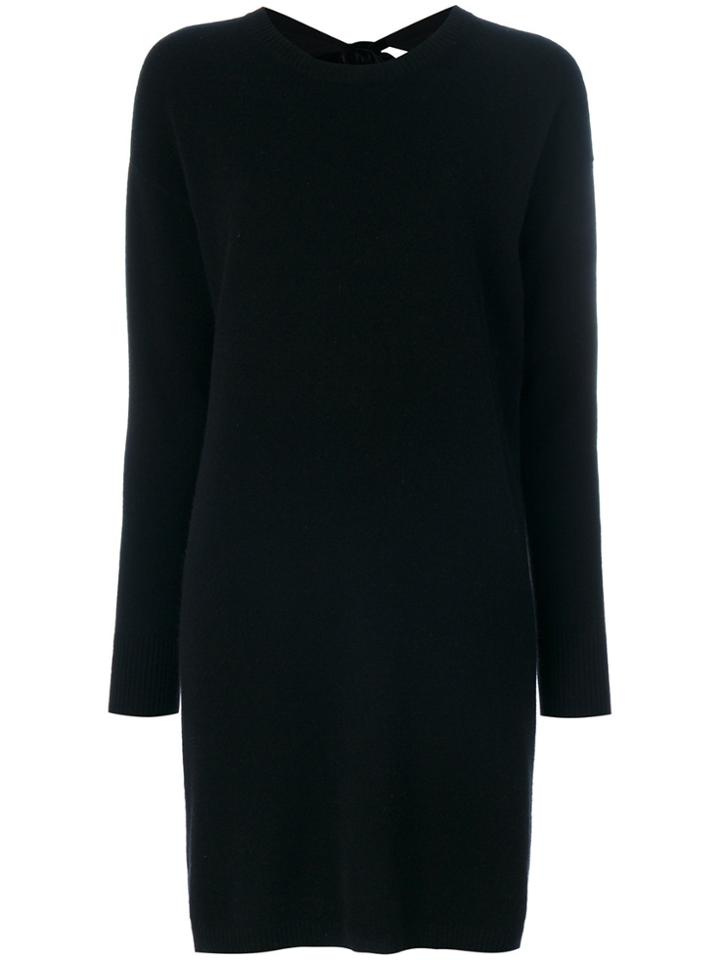 Chinti & Parker Bow Sweater Dress - Black
