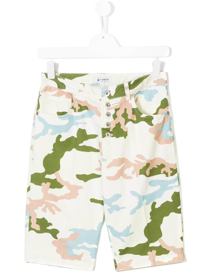 Dondup Kids Camouflage Shorts - Multicolour