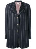 Thom Browne Shadow Stripe Narrow Sack Jacket - Blue