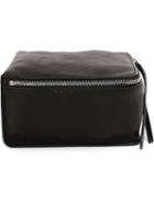 Rick Owens - Box-style Zip Clutch - Men - Calf Leather/lamb Skin - One Size, Black, Calf Leather/lamb Skin