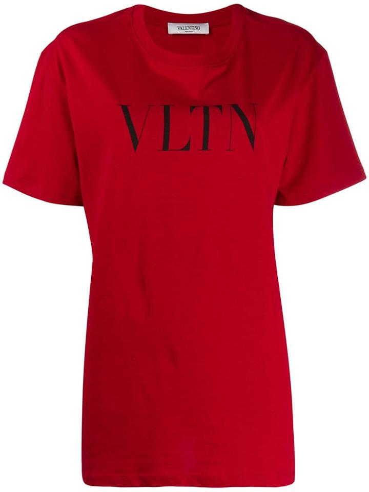 Valentino Vltn Logo T-shirt - Red