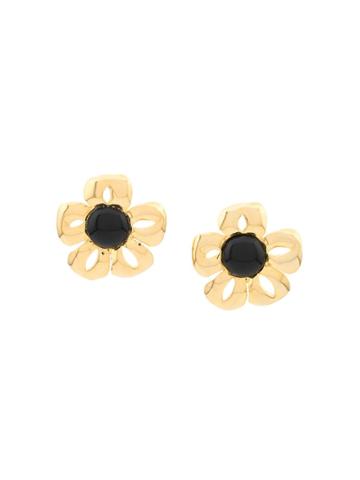 Valentino Pre-owned Oversized Daisy Earrings - Gold