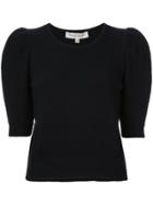 Carolina Herrera Short Sleeve Knit - Black