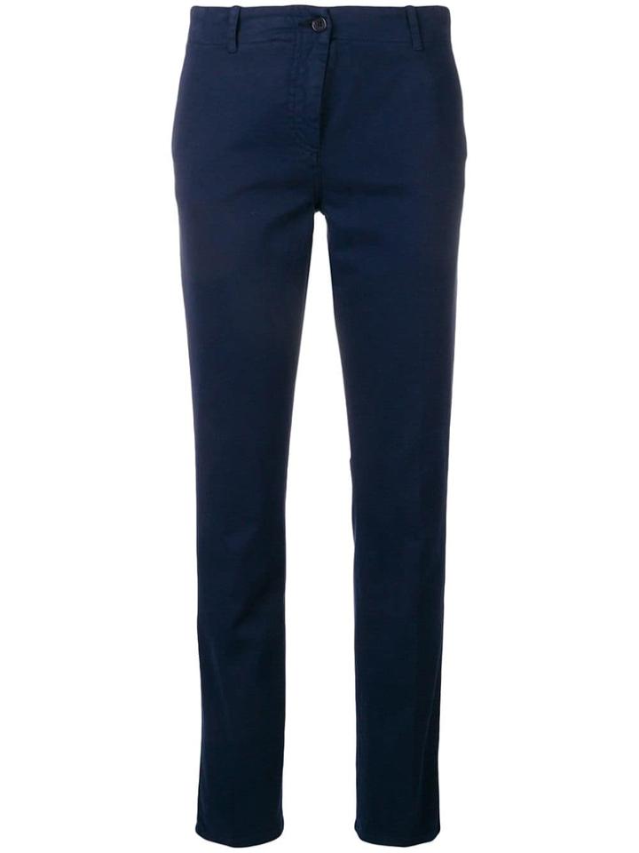 Aspesi Slim-fit Trousers - Blue