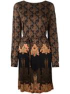 Etro Abstract Print Belted Dress