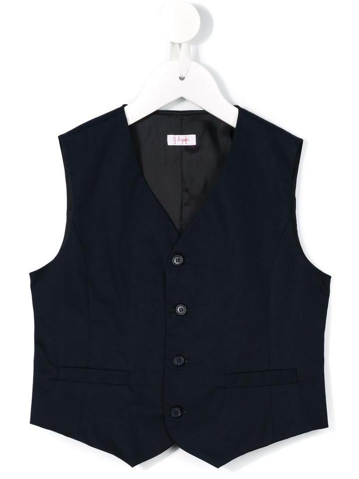 Il Gufo Classic Waistcoat, Boy's, Size: 10 Yrs, Blue