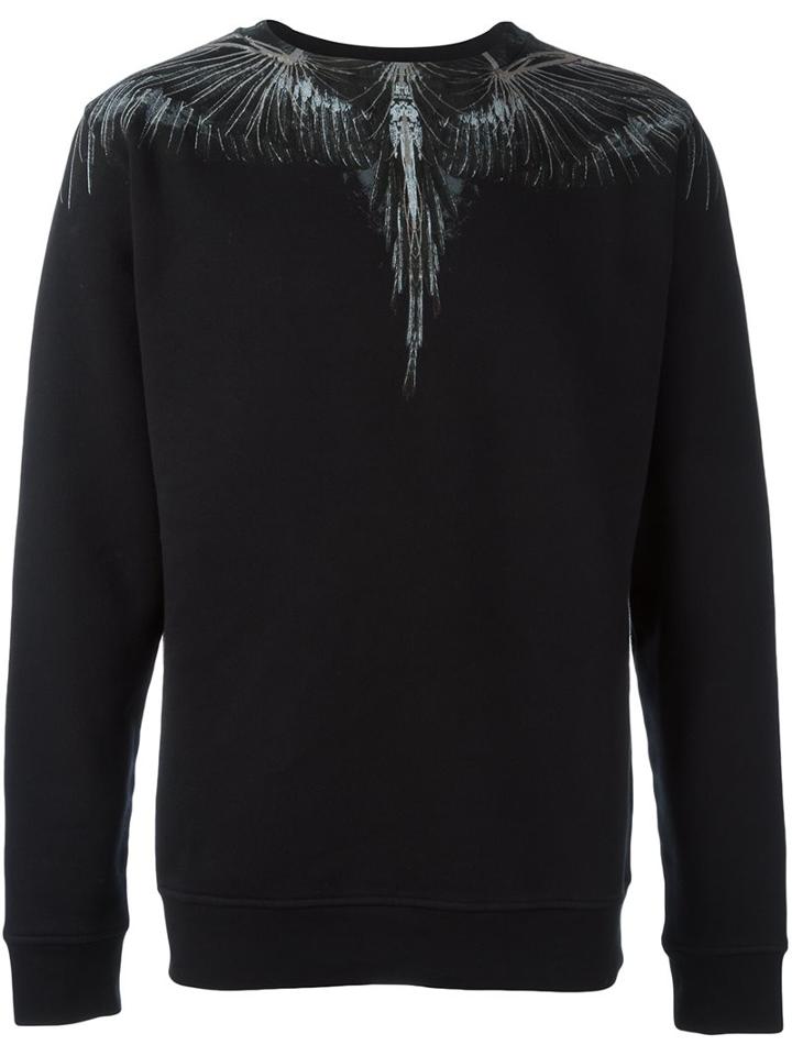 Marcelo Burlon County Of Milan 'antofalla' Sweatshirt, Men's, Size: Large, Black, Cotton