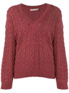 Vince Cable Knit Jumper - Brown