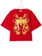 Moschino Kids Oversized Fit T-shirt - Red