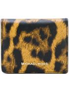 Michael Michael Kors Animal Print Cardholder - Nude & Neutrals