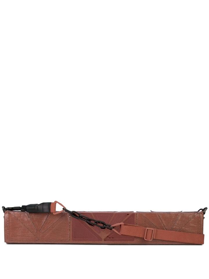 Rick Owens Quiver Denim Clutch Bag - Red