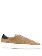 D.a.t.e. Flat Lace-up Sneakers - Brown