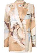 Aje Downing Printed Blazer - Multicolour