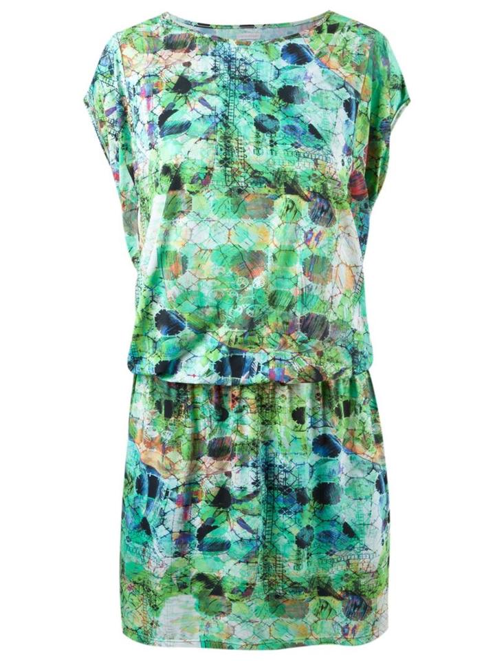 Lygia & Nanny Printed Tunic Dress, Women's, Size: 38, Green, Polyamide/spandex/elastane
