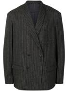 Lemaire Double-breasted Fitted Blazer - Neutrals