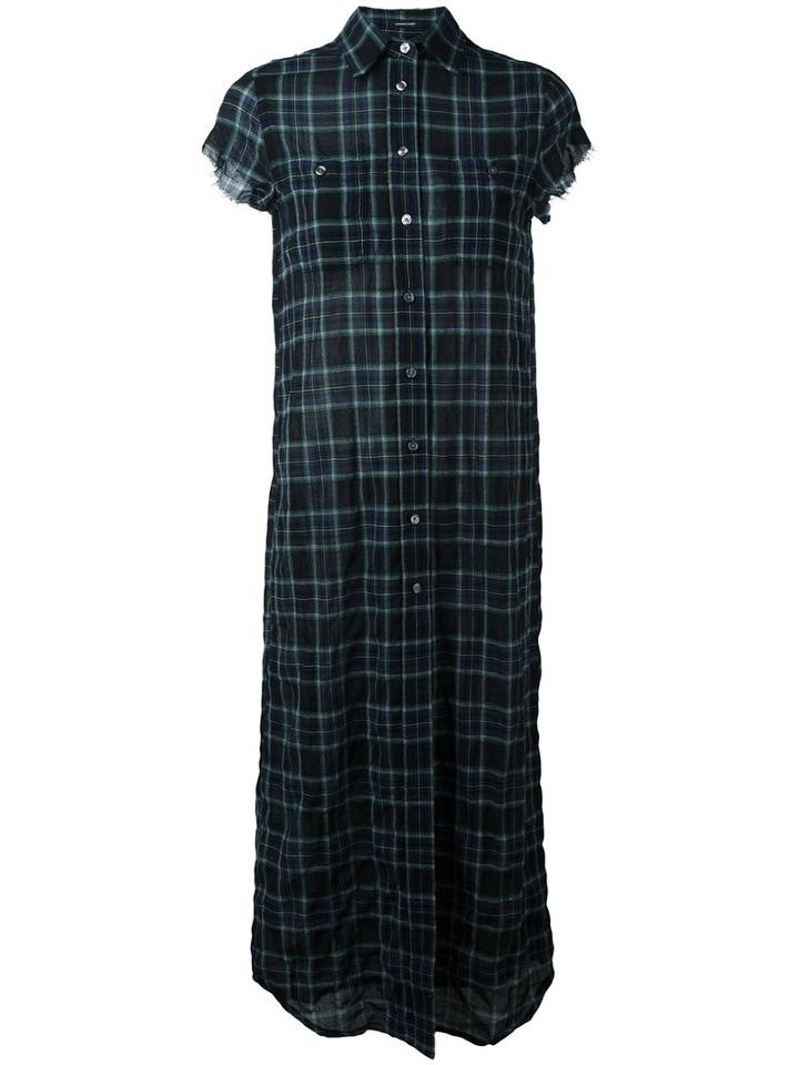R13 Checked Dress, Women's, Size: Small, Black, Wool/nylon/spandex/elastane
