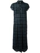 R13 Checked Dress, Women's, Size: Small, Black, Wool/nylon/spandex/elastane
