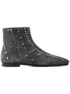 Bally Studded Ankle Boots - Grey