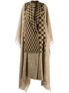 Uma Wang Oversized Multi-panel Coat - Neutrals