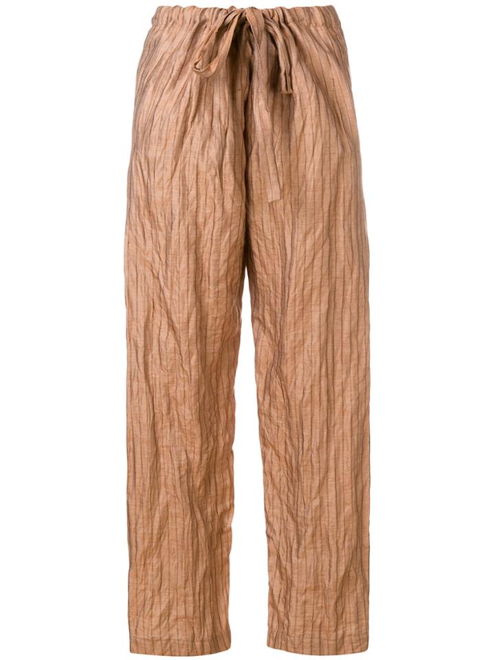 Forte Forte Wide-fitting Trousers - Nude & Neutrals