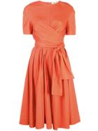 Dvf Diane Von Furstenberg Quinn Dress - Orange