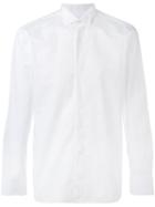 Z Zegna - Concealed Fastening Shirt - Men - Cotton - 43, White, Cotton