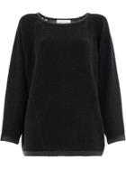 Lamberto Losani Loose Fit Jumper - Black