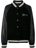 Givenchy Ribbed Panel Bomber Jacket - Black