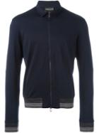 Emporio Armani Zipped Sweatshirt, Men's, Size: Small, Blue, Cotton