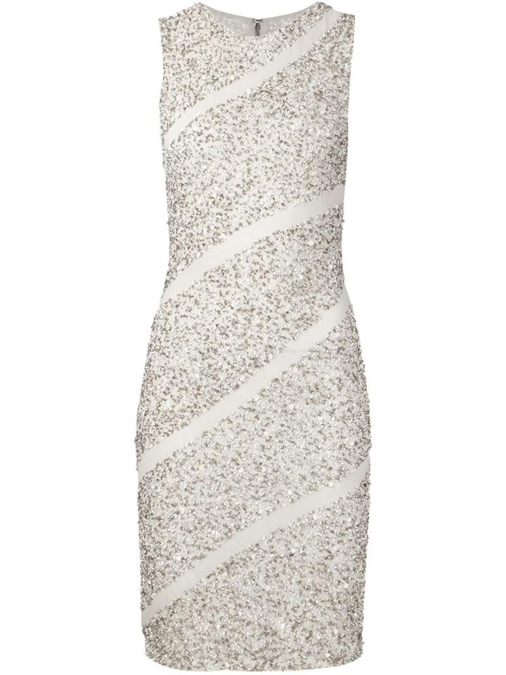 Alice+olivia Embellished Bodycon Dress