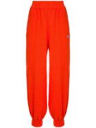 Msgm Bouclé Sweatpants - Red