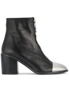 Proenza Schouler Metallic Toe-cap Ankle Boots - Black