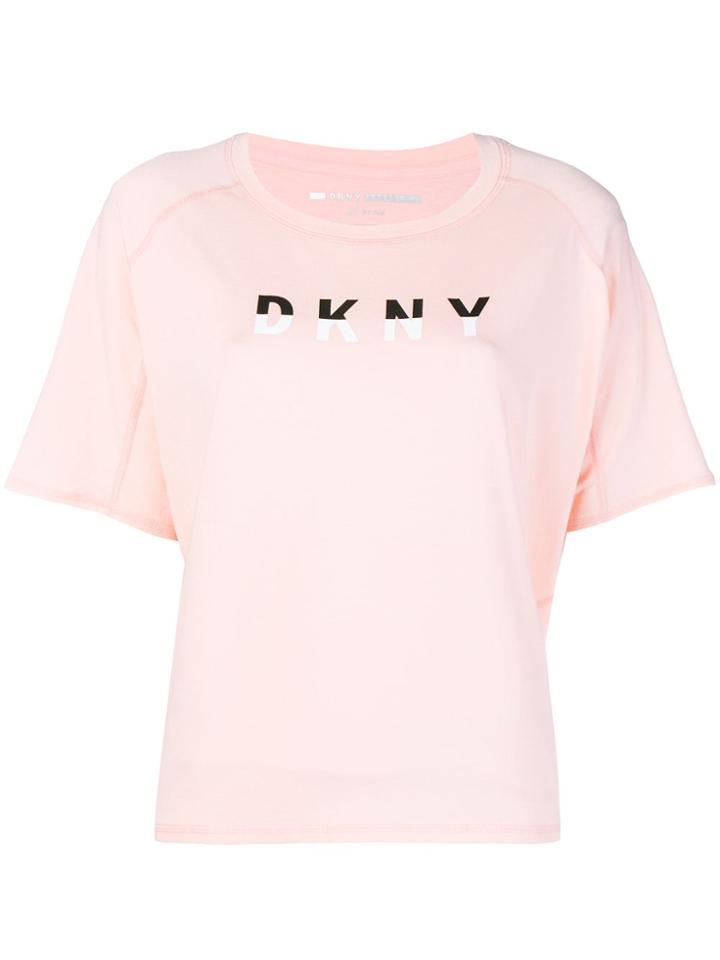 Dkny Front Logot-shirt - Pink & Purple