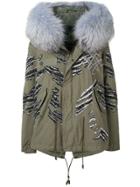 Mr & Mrs Italy Hooded Zipped Coat - Green