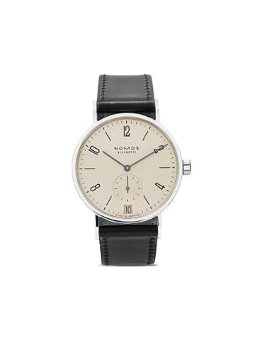 Nomos Tangomat Date 38.3mm - White, Silver-plated