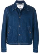 Ami Alexandre Mattiussi Snap Button Jacket - Blue