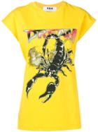 Msgm Dream Print T-shirt - Yellow