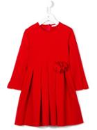 Il Gufo Pleated Dress, Toddler Girl's, Size: 5 Yrs, Red