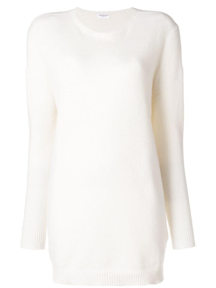 Majestic Filatures Long Line Jumper - Nude & Neutrals