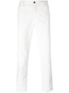 Incotex Slim-fit Trousers, Men's, Size: 32, White, Cotton/spandex/elastane