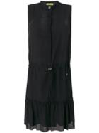 Versace Jeans Collarless Mini Dress - Black
