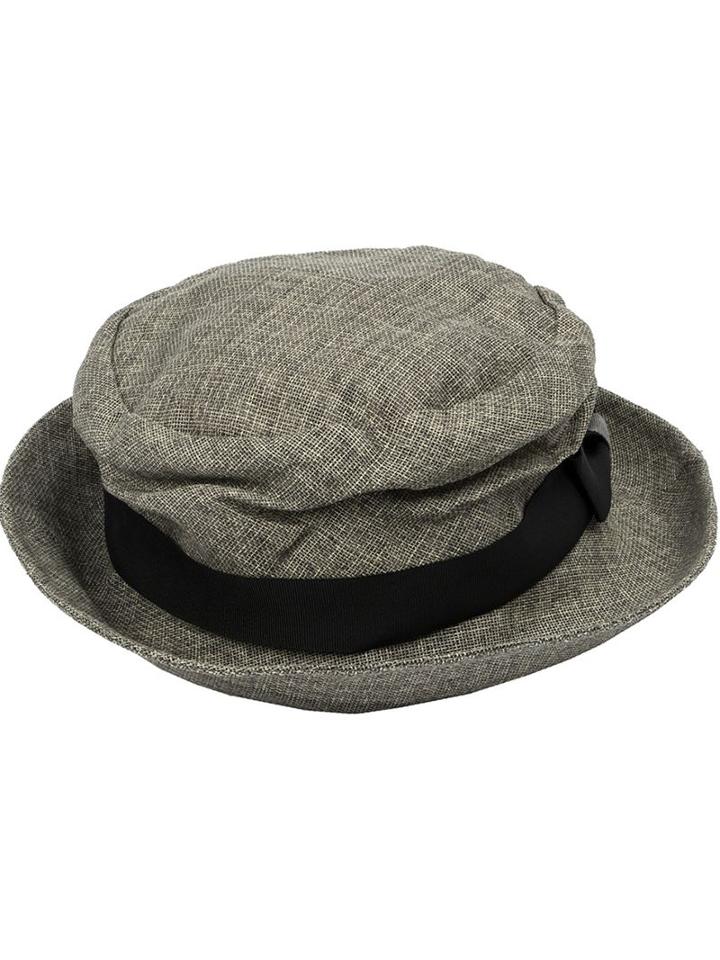 Ca4la Soft Pork Pie Hat, Men's, Grey, Paper