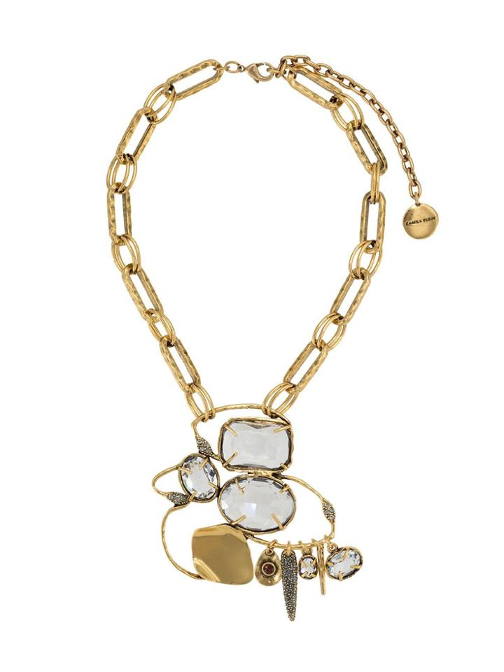 Camila Klein Multiple Charms Necklace - Gold